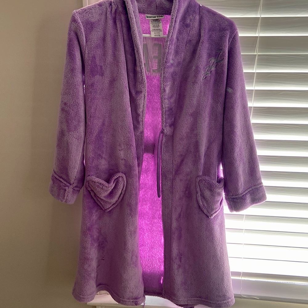 Kids purple sleep robe